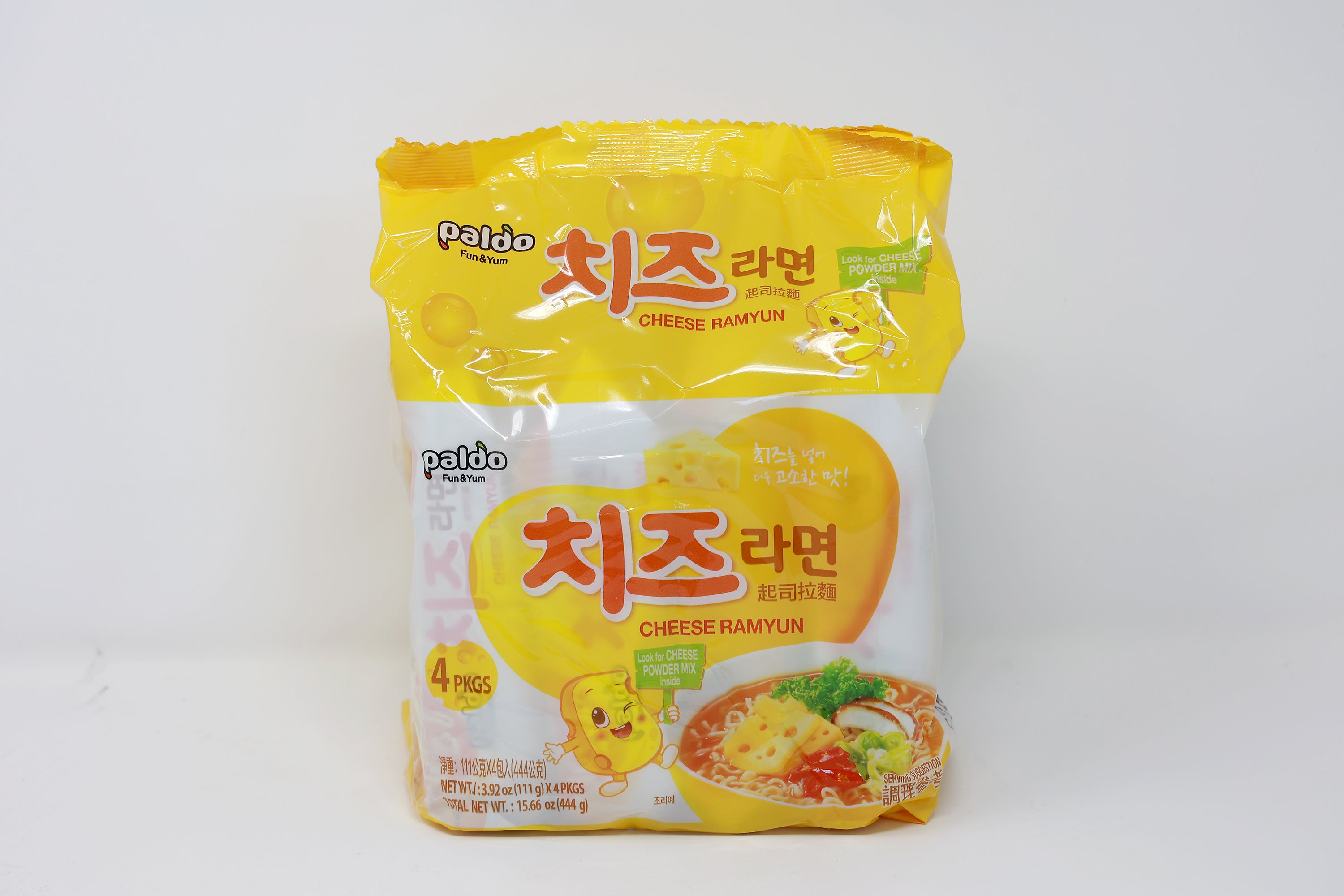 Paldo Fun & Yum Cheese Ramen Instant Noodles